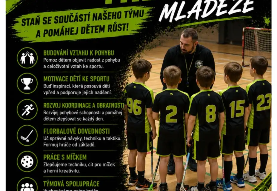 Hledáme florbalového trenéra mládeže